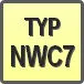 Piktogram - Typ: NWC7